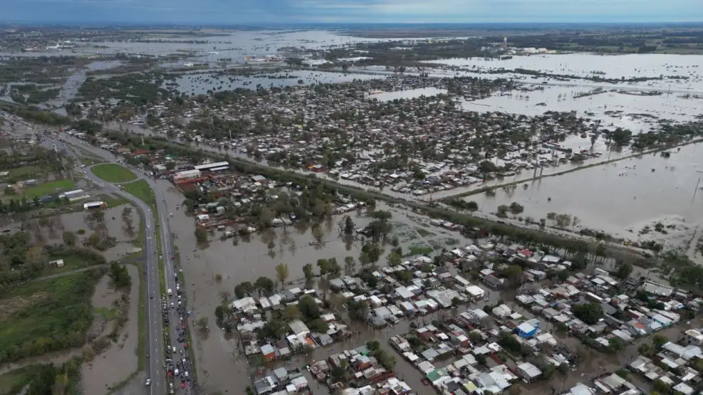 Confirman la cuarta víctima fatal tras el temporal en Buenos Aires