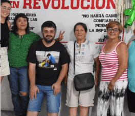 Facundo Tignanelli acompañó a jubiladas de Rafael&nbsp;Castillo