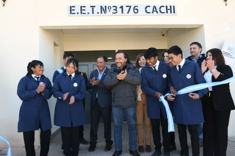 Sáenz inauguró la primer escuela técnica de Cachi: «Las oportunidades deben ser las mismas en cada rincón de la&nbsp;provincia»